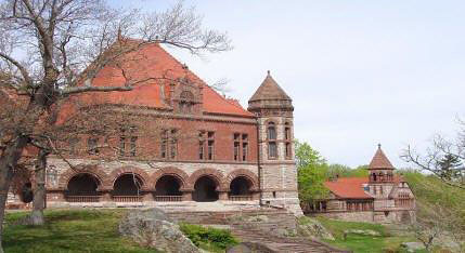 National-Trust-photo-Hall-and-library Oakes Ames Memorial Hall North Easton MA