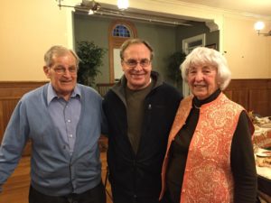 From left to right: Maurice Kent, Phil Kent (son of Leo and Eleanor Kent),. and Alice McCarthy